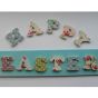 Fabric Covered Wooden Letter