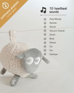 Rechargeable Ewan The Dream Sheep - Grey
