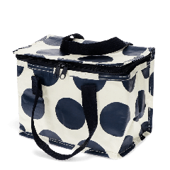 Lunch Bag - Navy on White Spotlight