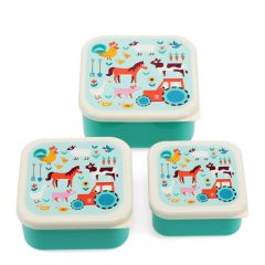 Snack boxes (set of 3) - On the Farm