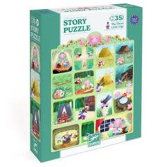 Story Puzzle - The Three Little Pigs, 35 pieces