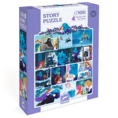 Story Puzzle - Beauty and the Beast, 100 pieces