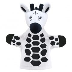 My First Black and White Puppet - Giraffe