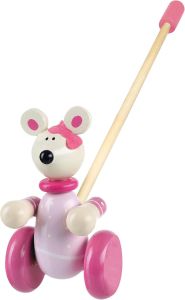 Push Along Pink Mouse