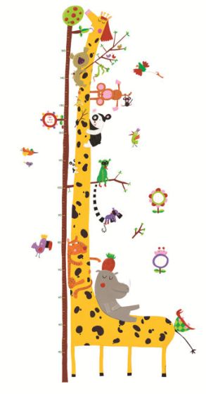 Friends of the Amazon Sticker Height Chart