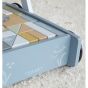 Little Dutch Baby Walker with Blocks Ocean Blue