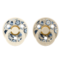 BIBS x LIBERTY Colour 2 Pack Bobo - Ivory Mix