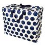 Jumbo Storage Bag - Navy on White Spotlight