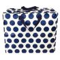 Jumbo Storage Bag - Navy on White Spotlight