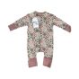 Romper- Ditsy Flowers Ash Rose