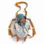 Dolls Carrier by Djeco - Blue Grey