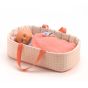 Dolls Bassinet by Djeco - Pink Lines