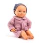 Djeco Pomea Doll - Baby Dahlia Purple Dressed
