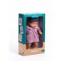 Djeco Pomea Doll - Baby Dahlia Purple Dressed