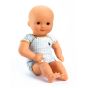 Djeco Pomea Doll - Baby Camomille Dressed