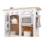 DeLuxe Kitchenette - White/Silver with Accessories