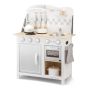 DeLuxe Kitchenette - White/Silver with Accessories