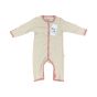 Honeycomb Romper - Peach Blossom