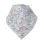 Printed Ocean Ash Rose Bandana Bib