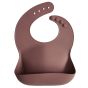 Mushie Silicone Bib Woodchuck