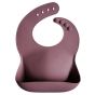 Mushie Silicone Bib Dusty Rose