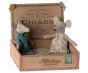 Maileg Mum and Dad in Cigarbox - 1740