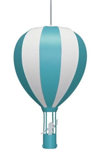 Hot Air Balloon Ceiling Light - Light Blue