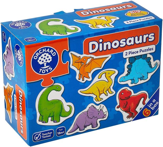 Orchard Toys Dinosaur 2 Piece Puzzle