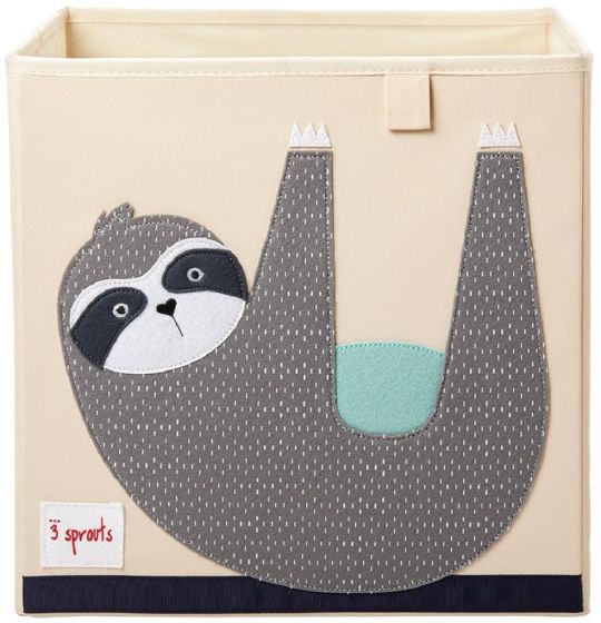 3 Sprouts Storage Box - Sloth