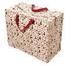 Jumbo Storage Bag 50s Christmas Design