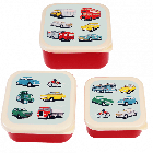 Set Of 3 Vintage Road Trip Snack Boxes