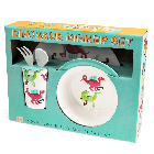 Melamine 5 Piece Dinner Set - Dinosaur