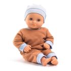 Djeco Pomea Doll - Baby Praline Dressed
