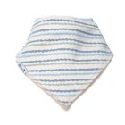 Printed Wavy Stripe Bandana Bib
