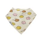 Bunny Face Dots Sandstone Bandana Bib