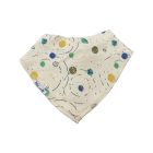 Galaxy Green and Blue Bandana Bib