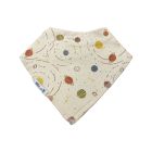 Galaxy Rust Blue Mustard Bandana Bib