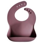 Mushie Silicone Bib Dusty Rose