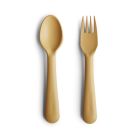 Fork and Spoon Set - Mustard