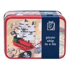 Pirate Ship Gift in A Tin