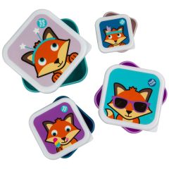 Tum Tum Set of 4 Snack Boxes - Felicity Fox