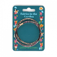 Glitter Bracelets - Fairies In The Garden (set Of Two)