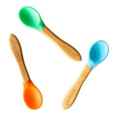 Eco Rascals Spoons 3 Pack - Blue, Green, Orange
