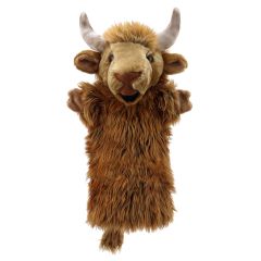 Long Sleeved Puppet - Highland Cow