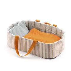Dolls Bassinet by Djeco Blue Lines