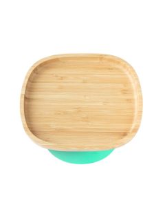 Eco Rascals Toddler Plate No Sections - Green