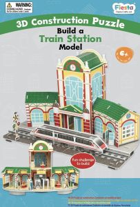 Fiesta Crafts Build a Train Station Model