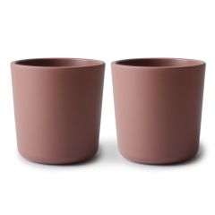 Mushie 2Pack Cups - Woodchuck