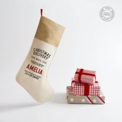 Make-your-Own" Personalised Cotton Christmas Stocking