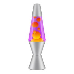 Lava Lamp - Purple / Yellow  11.5inch